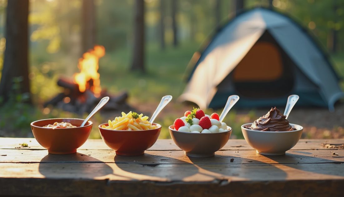 One Spoon, Four Dishes — SACATR Heavy Duty Disposable Spoons Handle Every Road Trip Meal