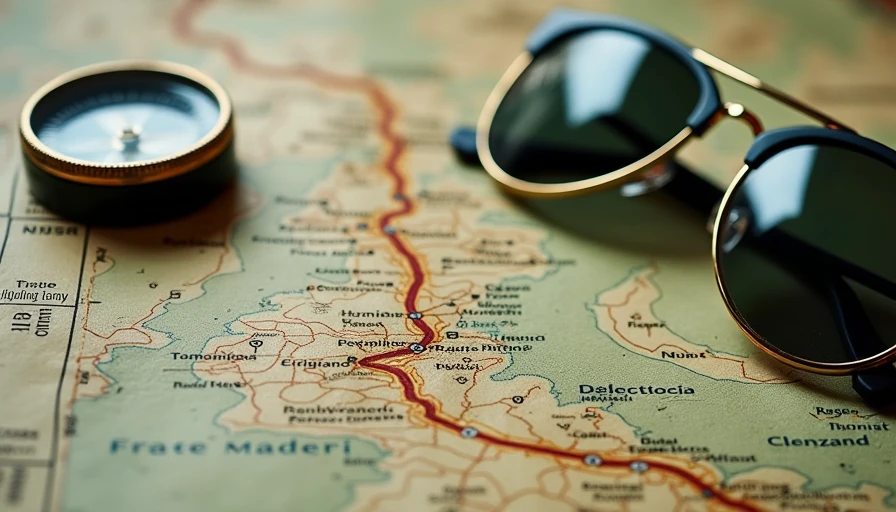 Visual context for good road trip spots