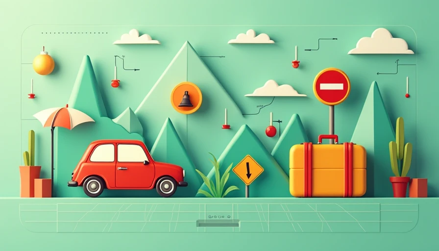 Visual context for road trip destinations
