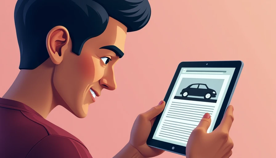 Illustration for car blogs